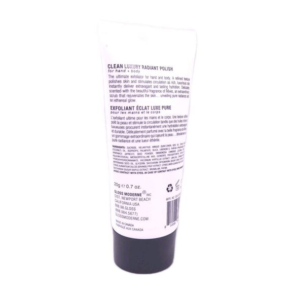Gloss Moderne Clean Luxury Radiant Polish - Rêves 20g/0.7 oz | Exfoliating NEW - Picture 2 of 2